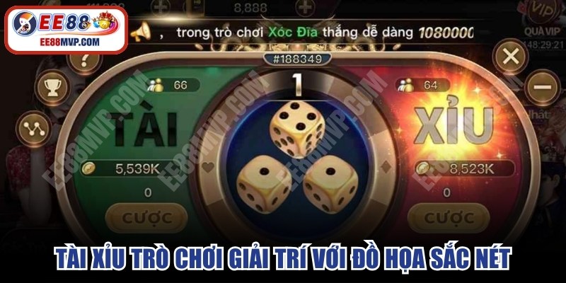 Tài xỉu trò chơi giải trí với đồ họa sắc nét 