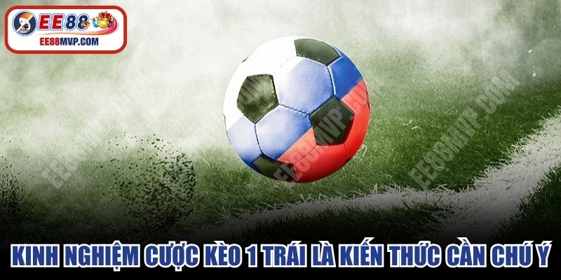 Kinh nghiệm cược kèo 1 trái là kiến thức nền tảng cần chú ý